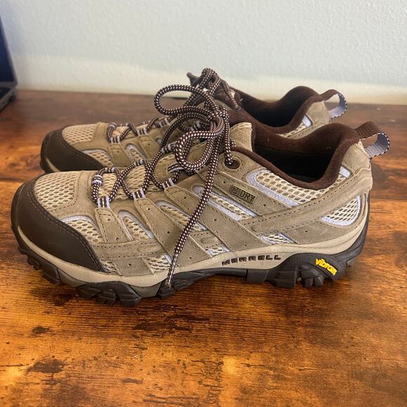 Merrell Moab 2 Vent Hiking Shoes Dusty Olive Women's 8 Vibram Select Dry - Picture 6 of 11
